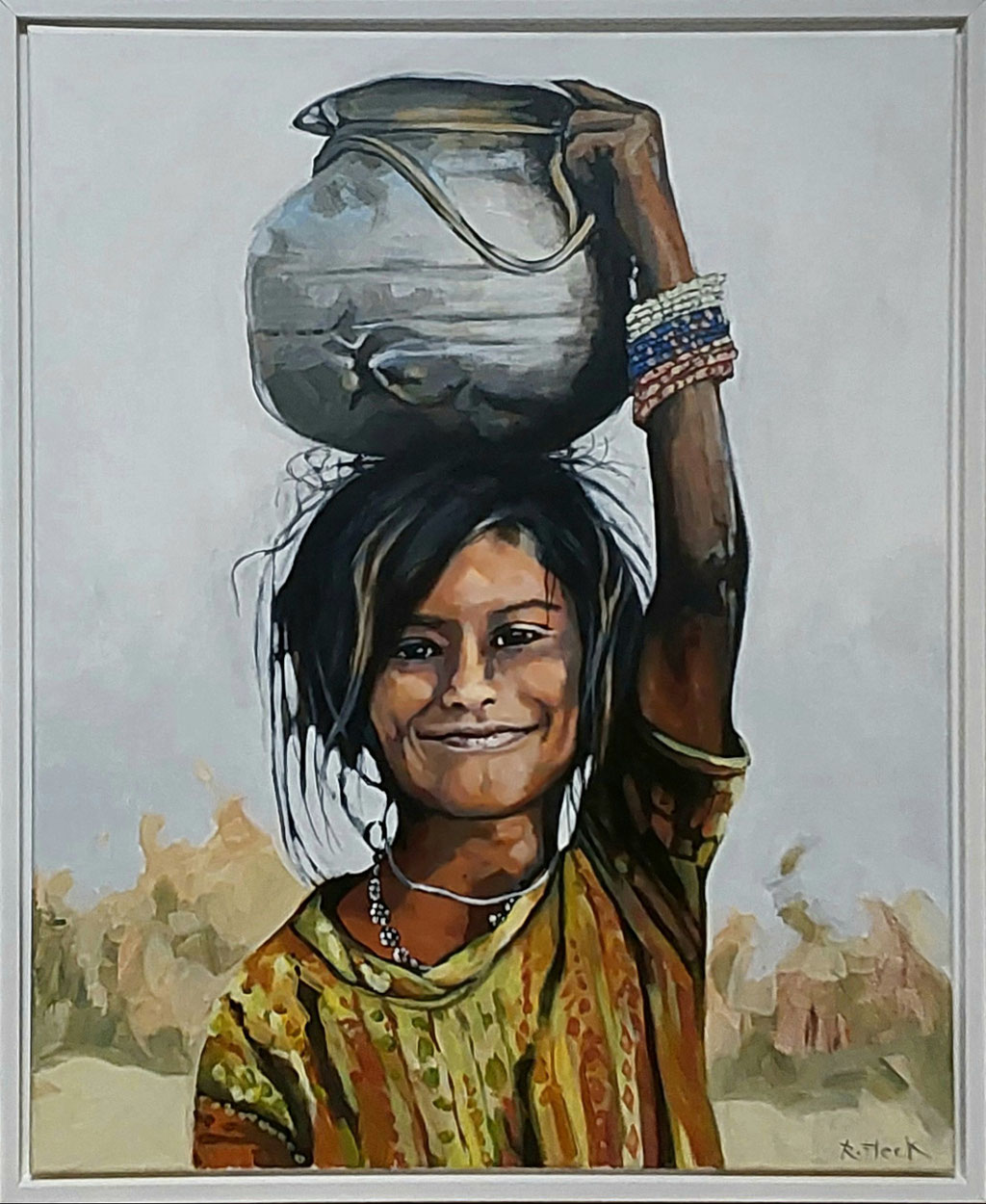 Ein Lächeln das trägt (80x100cm)  verkauft