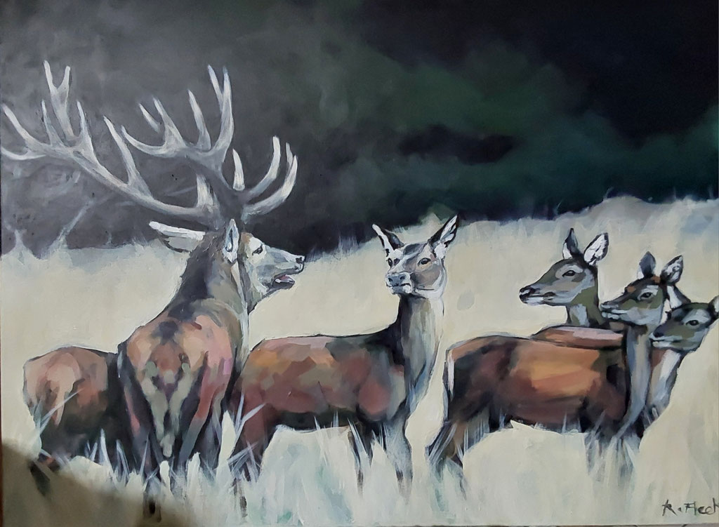 Wenn die Natur den Atem anhält (100 x 80cm) 1.650 Euro
