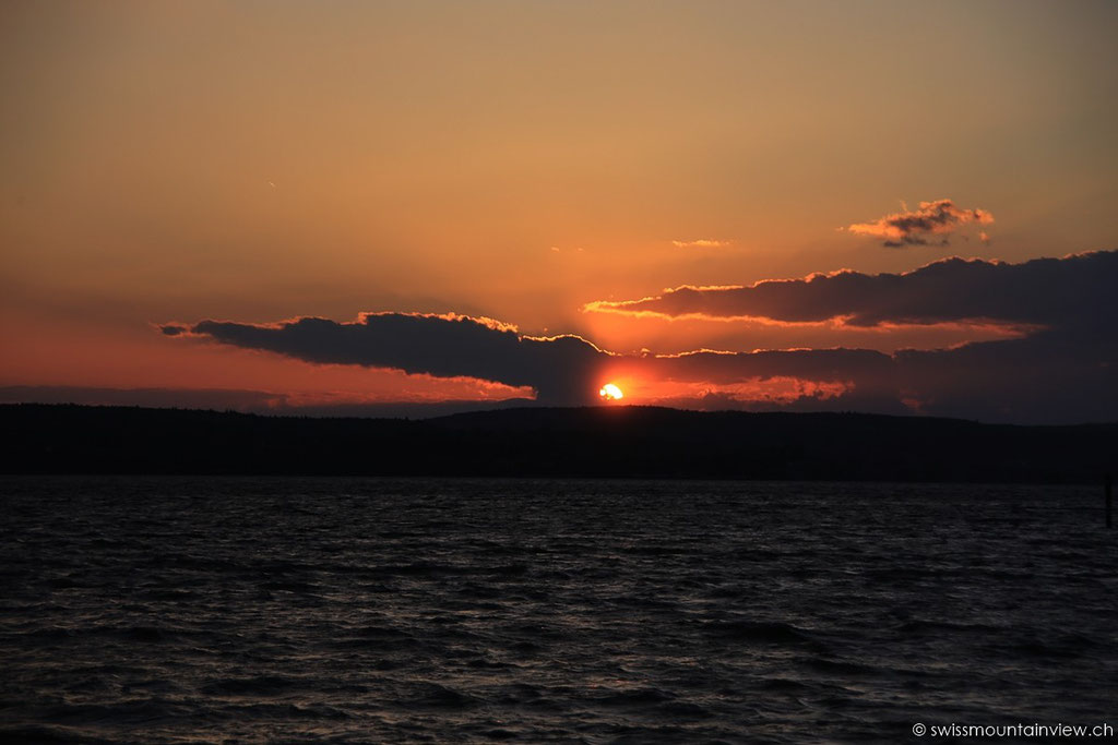 Sonnenuntergang in Unteruhldingen