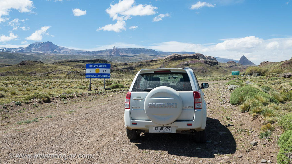 Paso Roballos, Grenze Chile - Argentinien