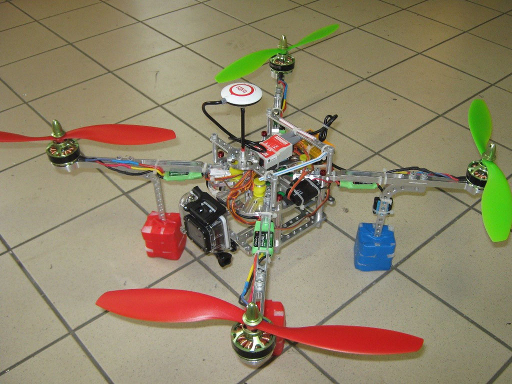Drone : usinage du châssis en aluminium
