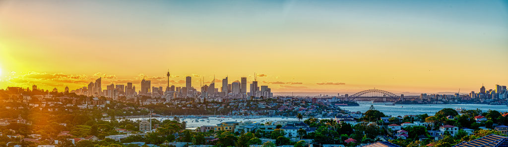 Sydney Skyline Panorama 19 08