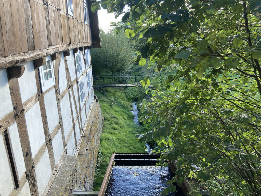Wassermühle mit Wasserrrad