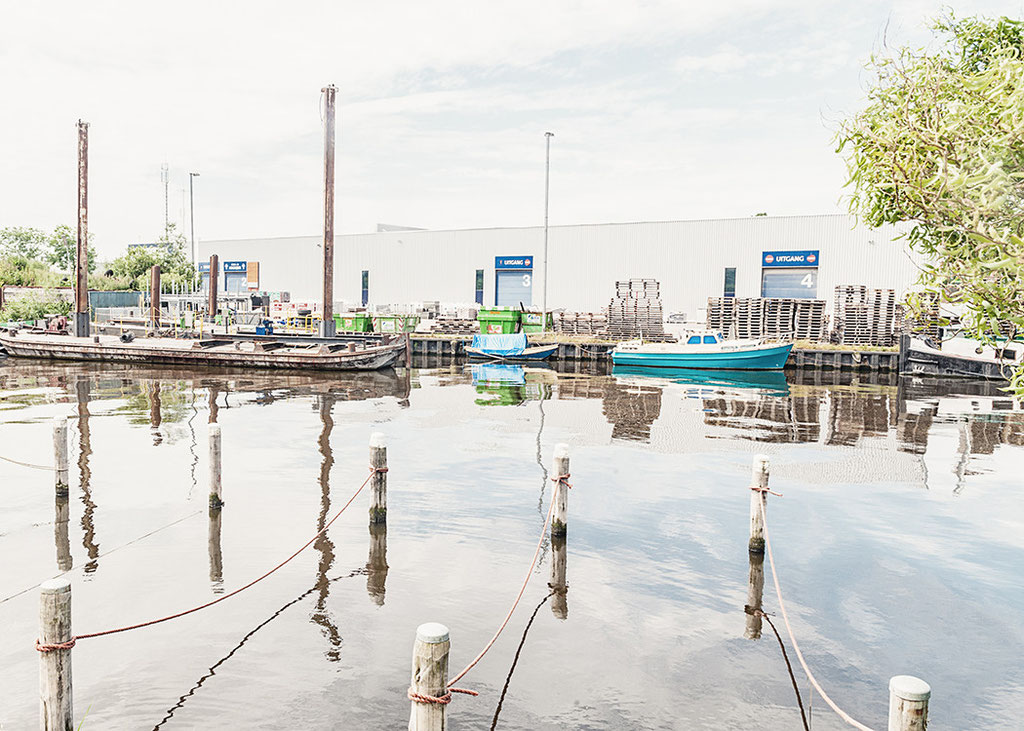 Industrie-Hafen in Schagen Nord-Holland