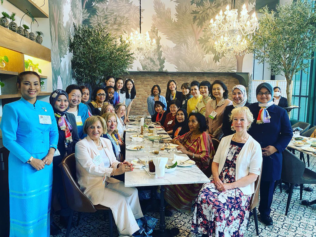 BPW Dinner Invitation pre Global Summit of Women 2022 in Bangkok (3rd from left)