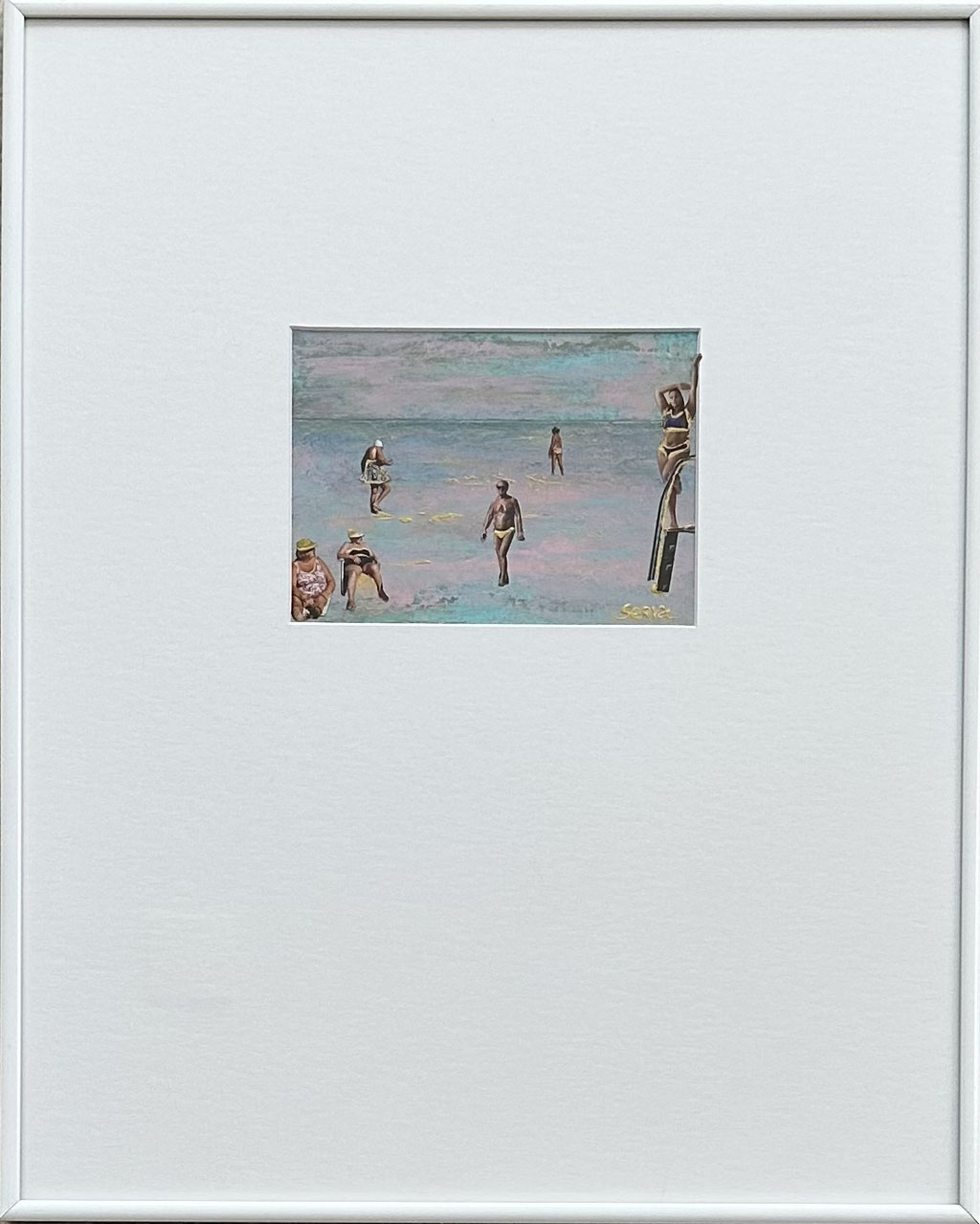 COLLAGE no. 25:"STRAND"                        0. 40 x 0.50 m