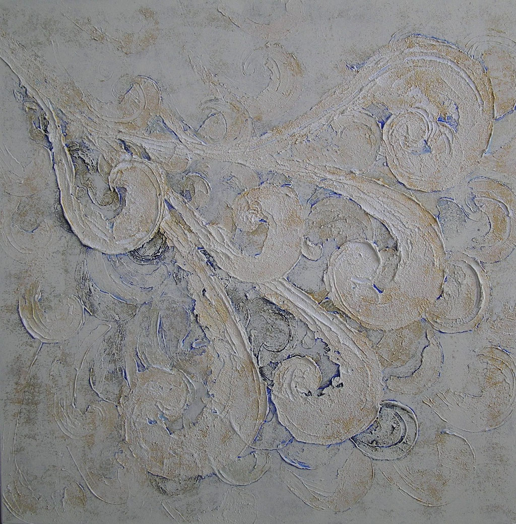 BURLESQUE         1.00 x 1.00m (3D)   Acrylverf op linnen