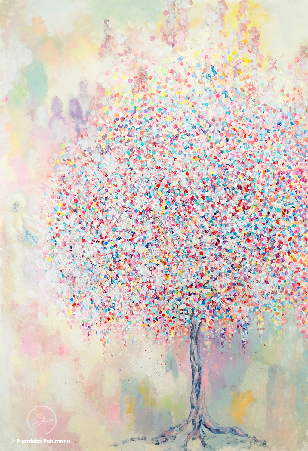 Memory of Trees I 80 x 55 cm  I Acryl auf Büttenpapier I 2019 I Original nicht verfügbar