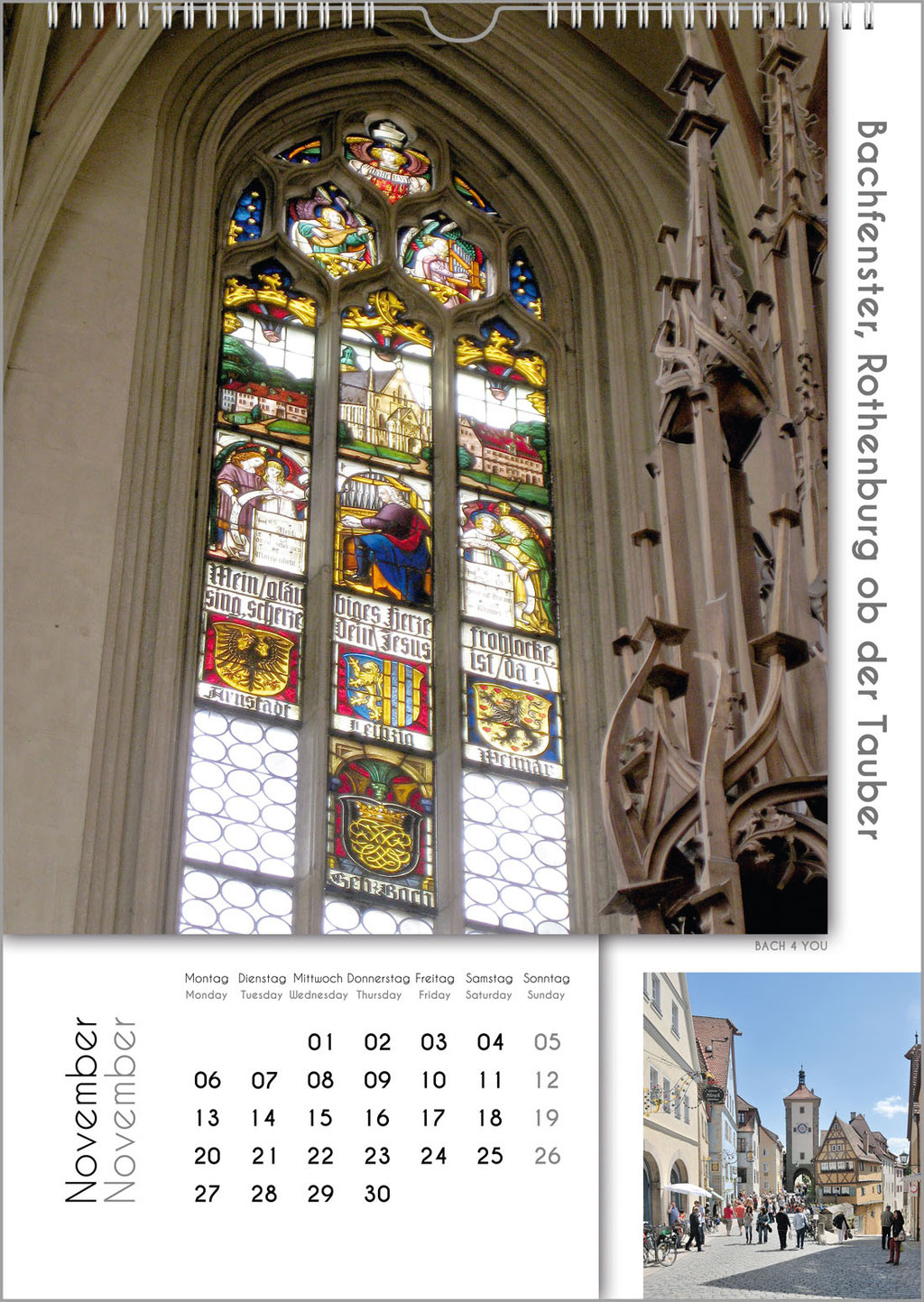 Der Bachstädte und Bachorte Kalender ... Bach-Kalender sind Musikkalender und Musik-Geschenke.