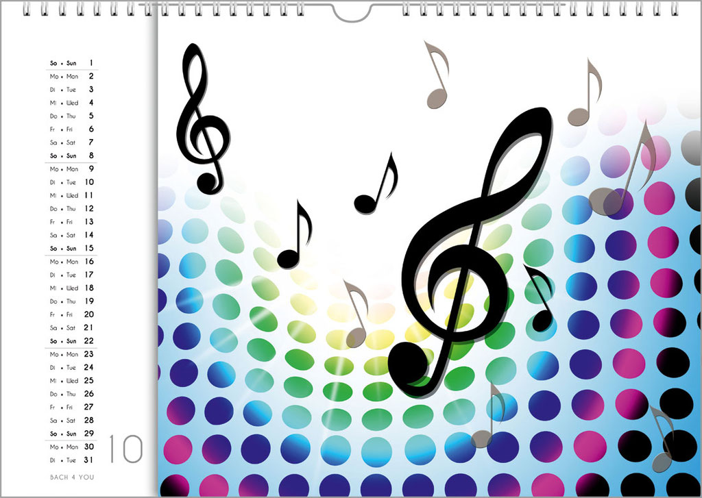 Musikkalender, Orgelkalender, Komponisten-Kalender und Musik-Kalender für Kinder … 99 Geschenke für Musiker.