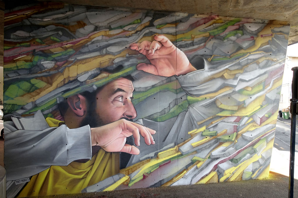 EXIT - Jean Rooble feat. Trakt - Spraypaint on wall - 5 x 10 m - EXIT #4 - Cenon (2022)
