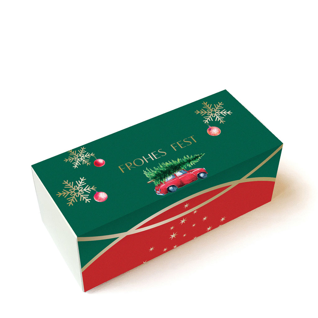 Pralinenbox zu Weihnachten "Frohes Fest"