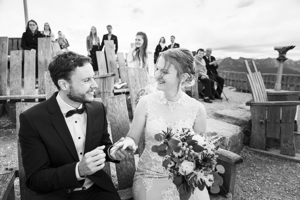 Heiraten am Berg Hörnle Berghochzeit Fotografin Bergliebe Hochzeitsfotografin Garmisch-Partenkirchen