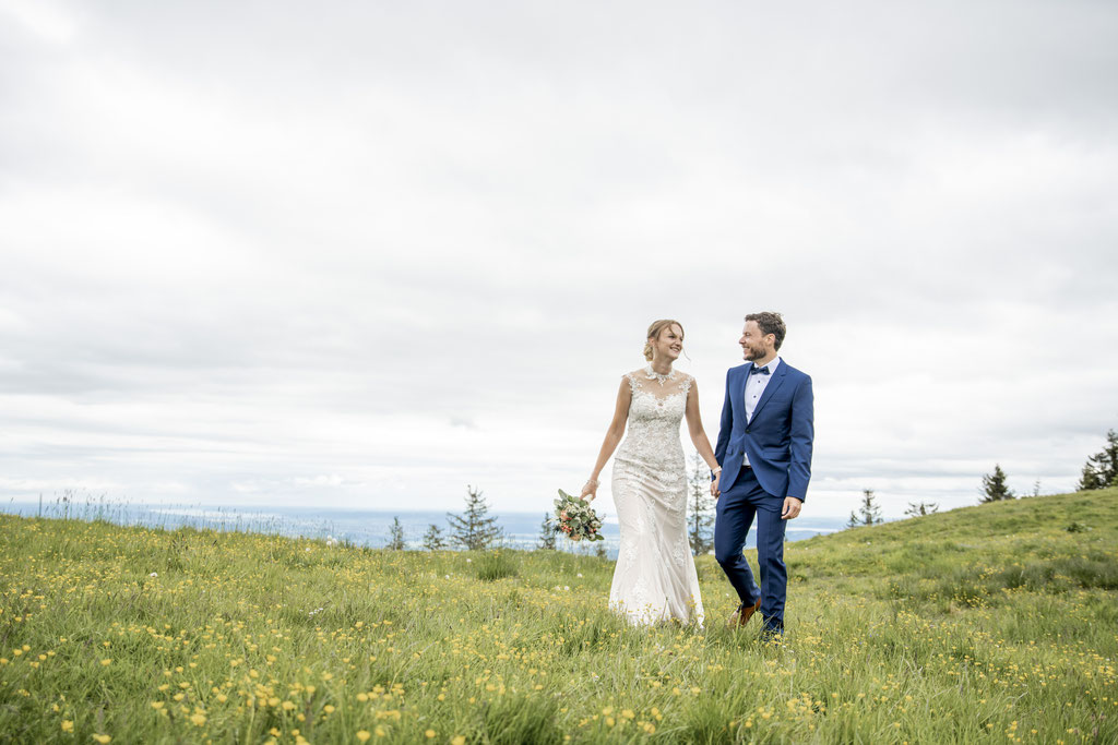 Heiraten am Berg Hörnle Berghochzeit Fotografin Bergliebe Hochzeitsfotografin Garmisch-Partenkirchen