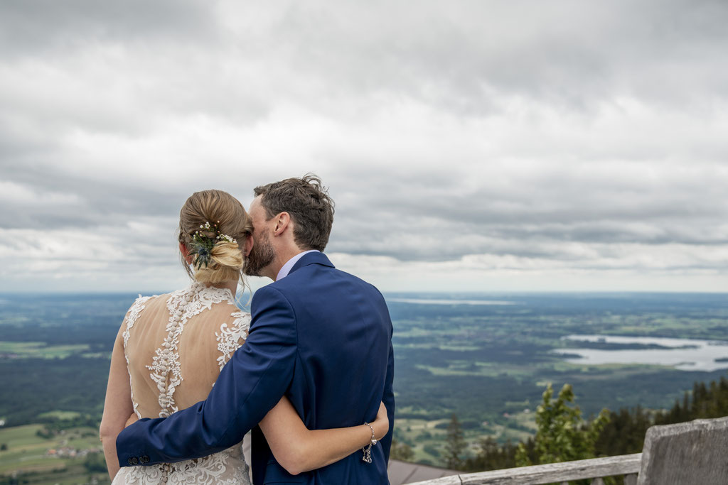Heiraten am Berg Hörnle Berghochzeit Fotografin Bergliebe Hochzeitsfotografin Garmisch-Partenkirchen