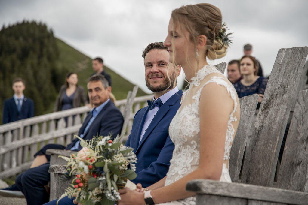 Heiraten am Berg Hörnle Berghochzeit Fotografin Bergliebe Hochzeitsfotografin Garmisch-Partenkirchen