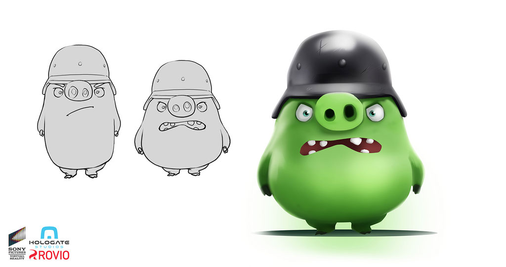 Hologate - Angry Birds VR - Pig Soldier - Peter Bartels