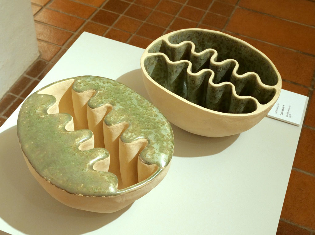 Mitochondrien, glasierte Keramik, 2025  Kunstverein Villingen-Schwenningen