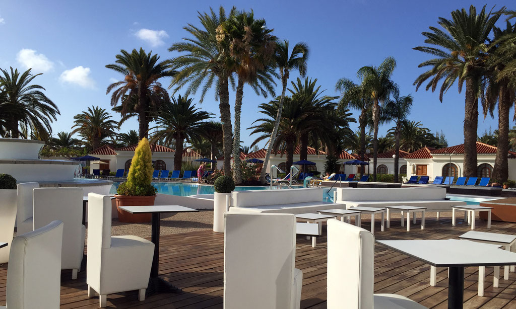 Restaurant im Jardin Dorado in Maspalomas auf Gran Canaria