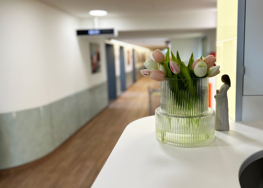Empfangsbereich Hebammenteam am Clemenshospital Münster