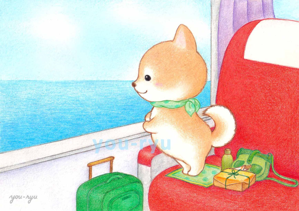 柴犬ちゃんの旅