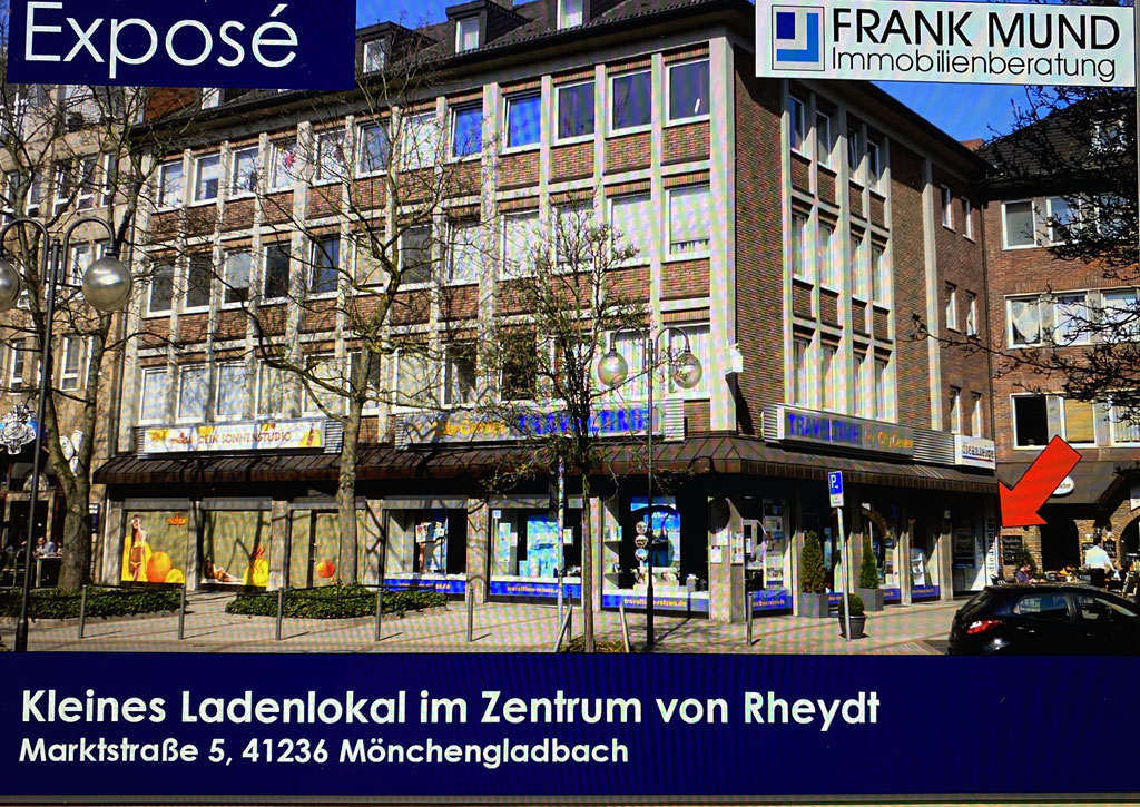 Meine LadenManufaktur versteckt sich ein wenig in der Ecke. (Roter Pfeil)