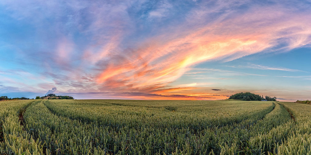 Brennender Himmel in Middelhagen