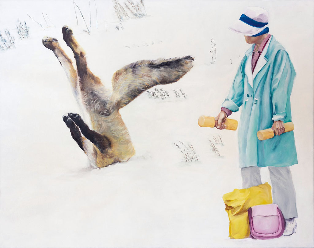 Uups | 2017 | 95 x 120 cm | Öl auf Leinwand