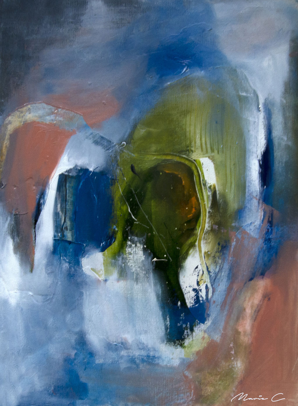Huile sur papier 48/36