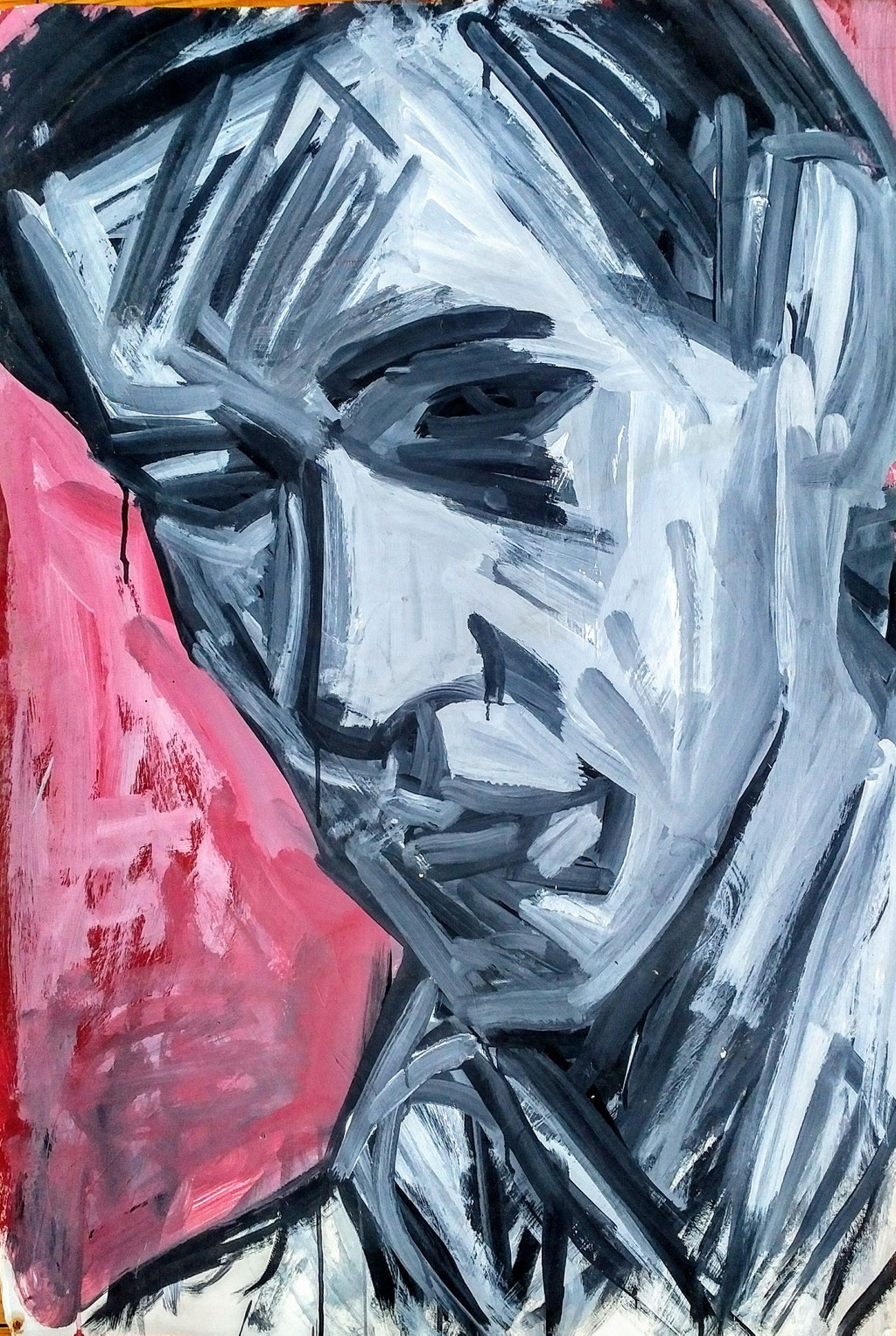 Antoine, acrylique, 64x81, collection d'atelier