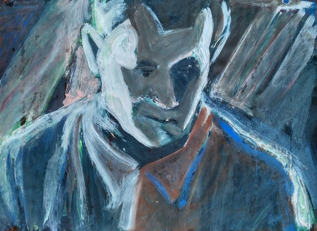 Meheuc, acrylique,  51x67 , 1979