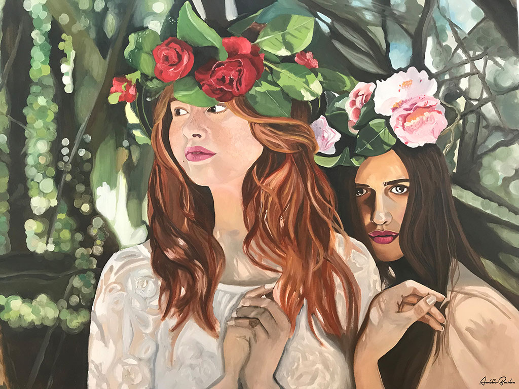 Héroïnes - Huile sur toile (60x80,5cm)