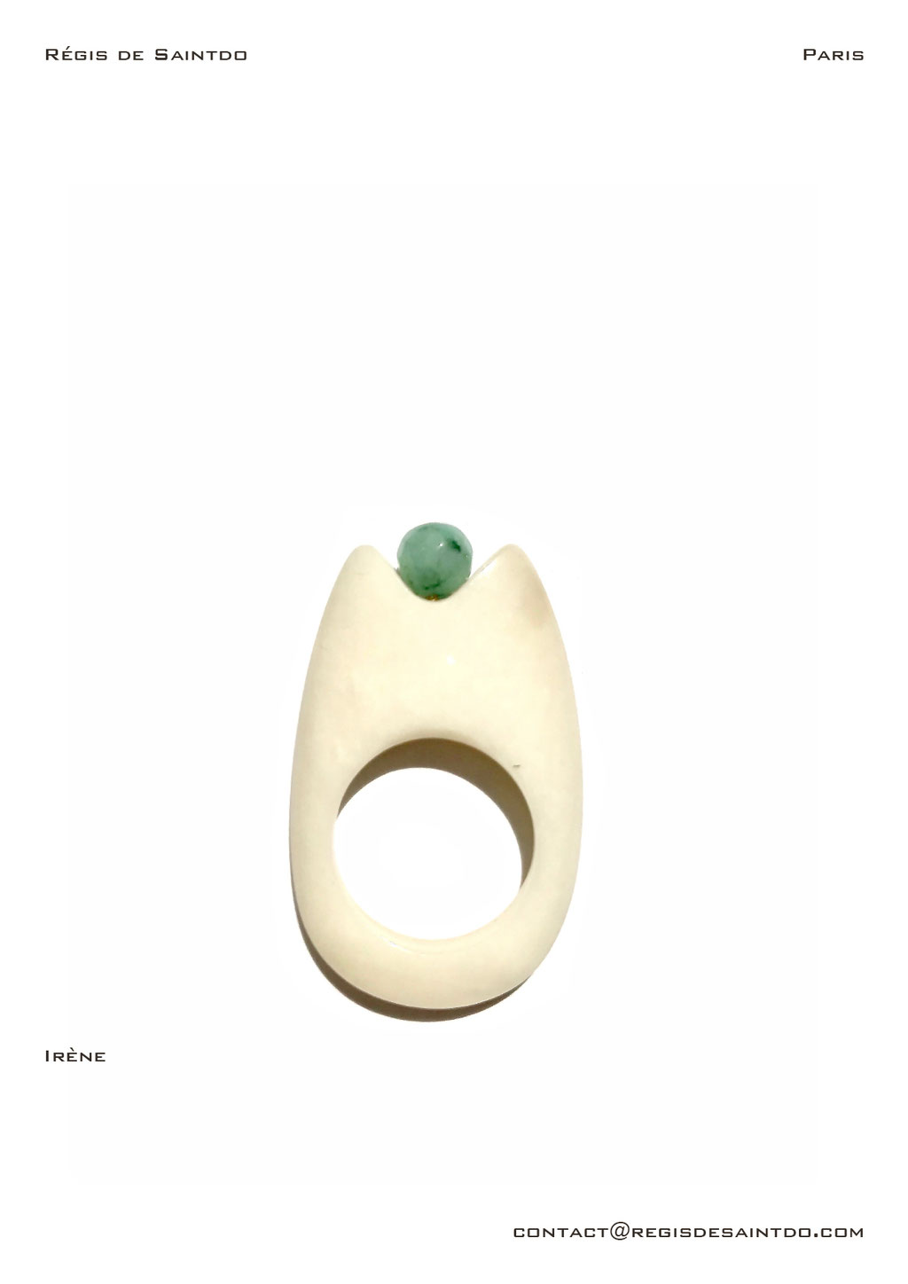 ©Régis de Saintdo-ring-bone-agate-hand made