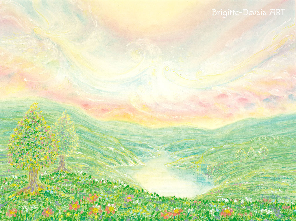 Brigitte-Devaia ART - Sternenwelt Venus - stiller See