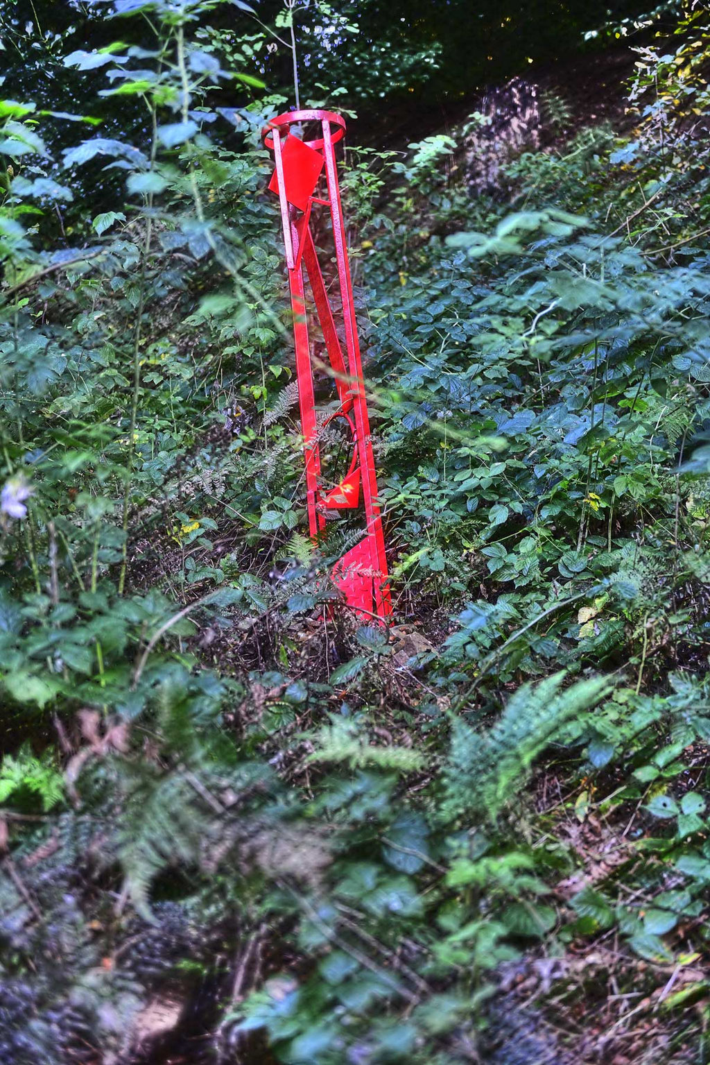 Künstler: EngstenbergF - Verwandlung vom Quadrat zum Kreis; Foto und Bildbearbeitung Volker Grünenthal