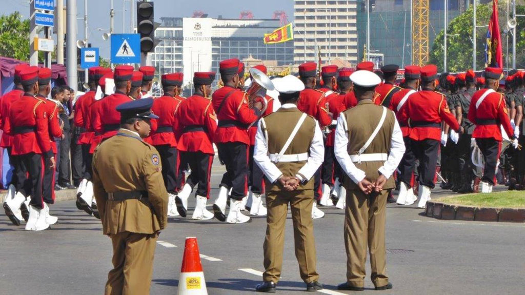 Bild: Soldaten bei der Unabhängigkeitsfeier in Colombo / Sri Lanka
