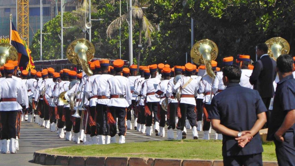 Bild: Soldaten bei der Unabhängigkeitsfeier in Colombo / Sri Lanka