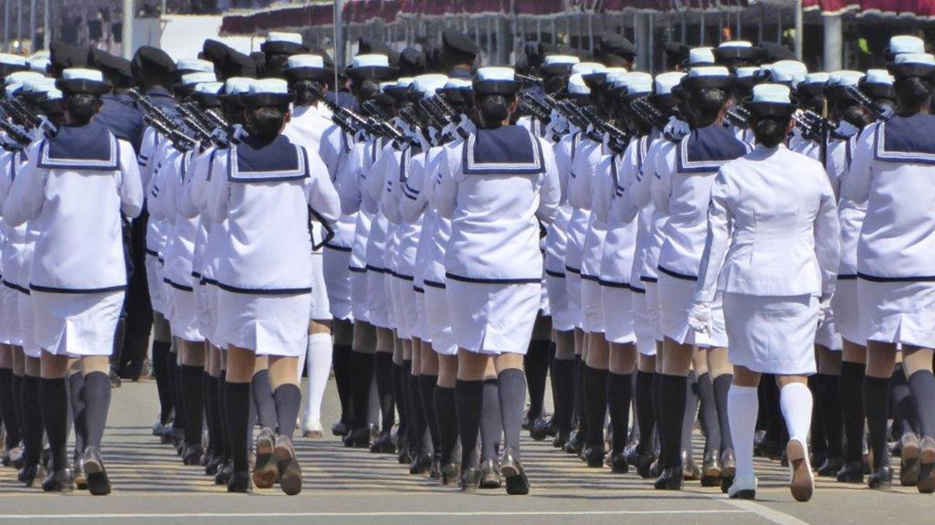 Bild: Soldaten bei der Unabhängigkeitsfeier in Colombo / Sri Lanka