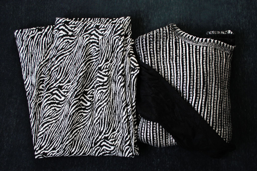 Ethical Fashion Show Upcycling Outfit - Second Hand Material - Zebraspider DIY Anti-Fashion Blog