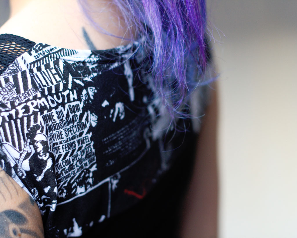 Tank, Batwing and Longsleeve - new Tops in the Shop - Flyers and Fishnet - Zebraspider DIY Anti-Fashion Blog