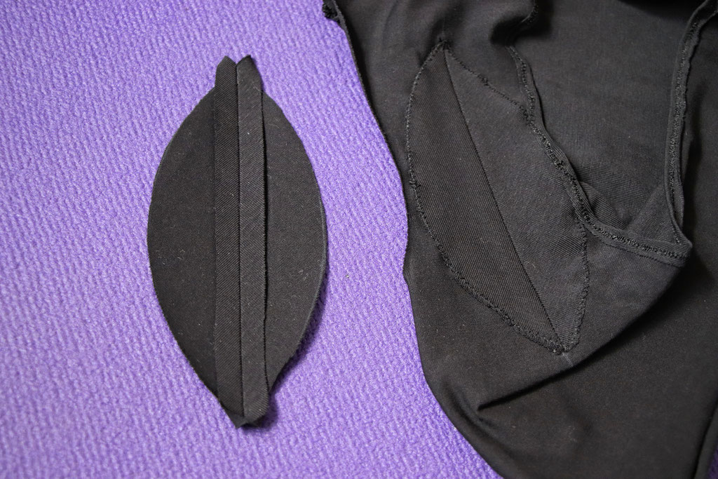 How to sew Zero-Waste undies - two part gusset inside - Zebraspider Eco Anti-Fashion