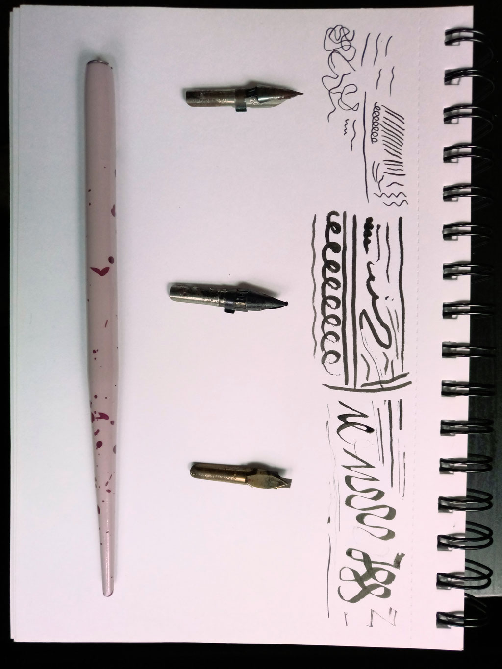 What and how I've been doing - ink & dip pens - Zebraspider DIY Anti-Fashion Blog