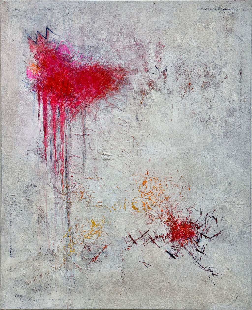 Laura Lago_Tu me veux blanche_2026_Technique mixte sur toile_81x100cm_850€