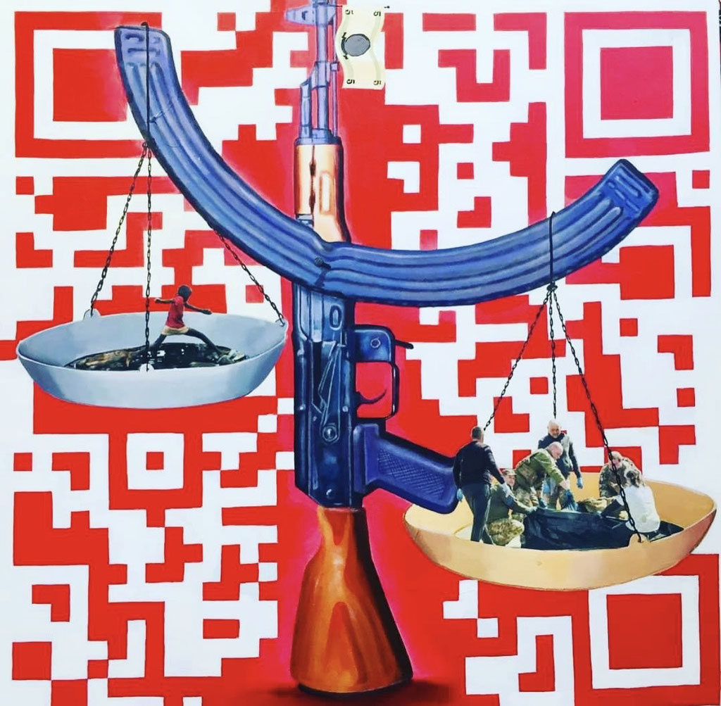 La Raison Acrylique -collage sur toile _80X80cm 2022 __1970€ 
