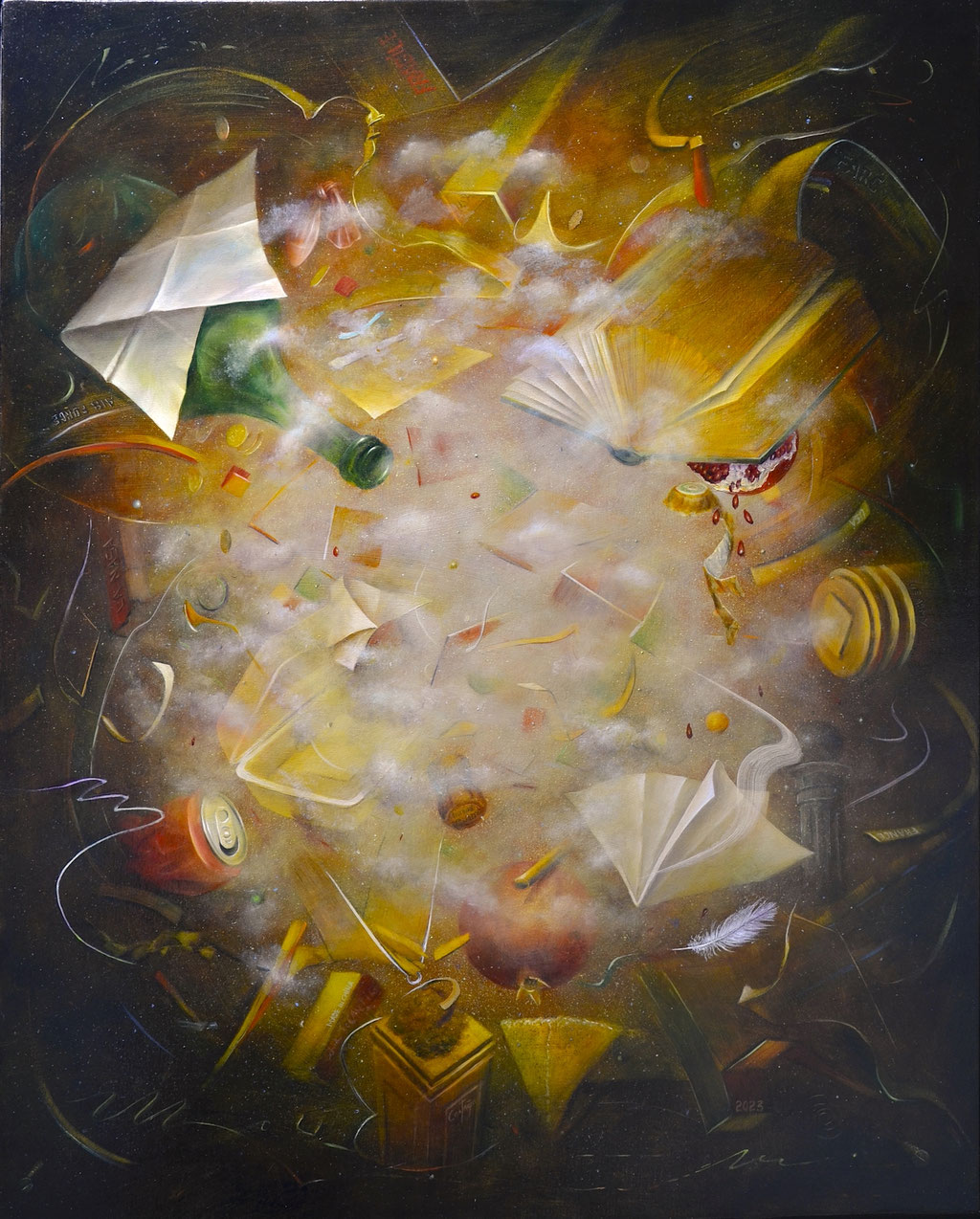 _Apocalypse 2_Huile_toile-81x65cm.Année 2023.Prix-2300€