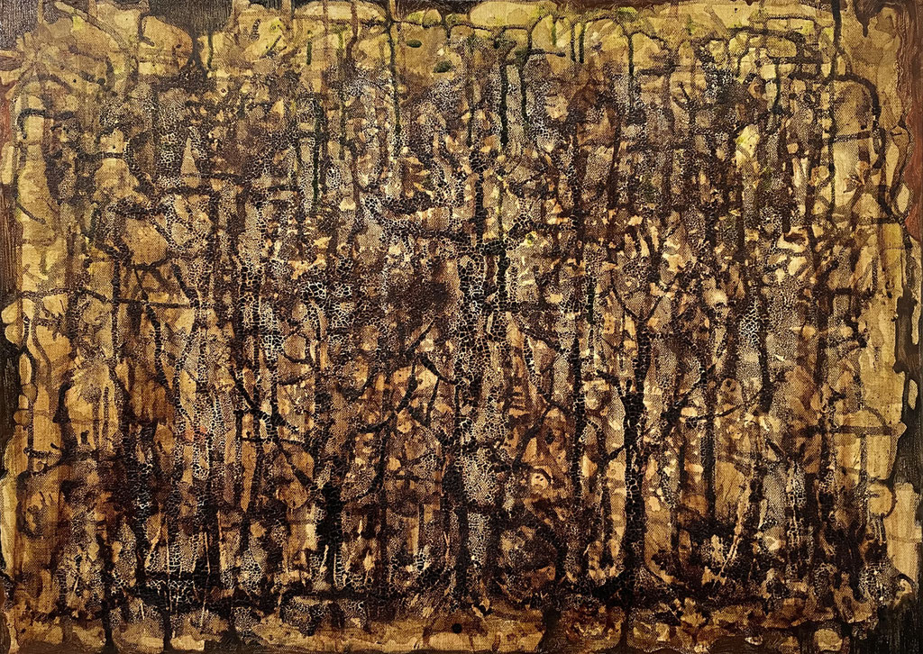 SUKI_Souffle de brume_2014_Peinture et encres_39x69_800€