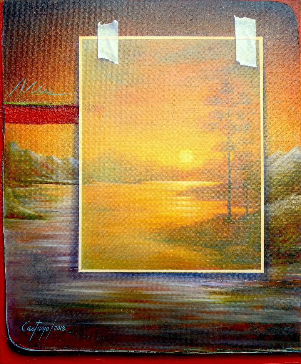 _Rives en éveil_Huile_toile.46x38cm.Année2018.Prix-760€