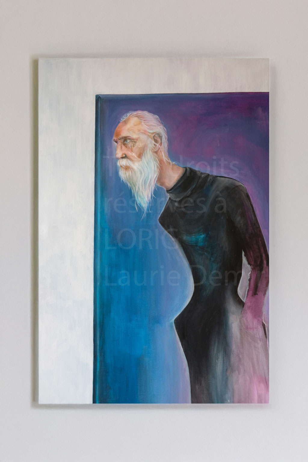 LORIG_A 42x70 cm painted canvas on a 60 x 80 cm canvas