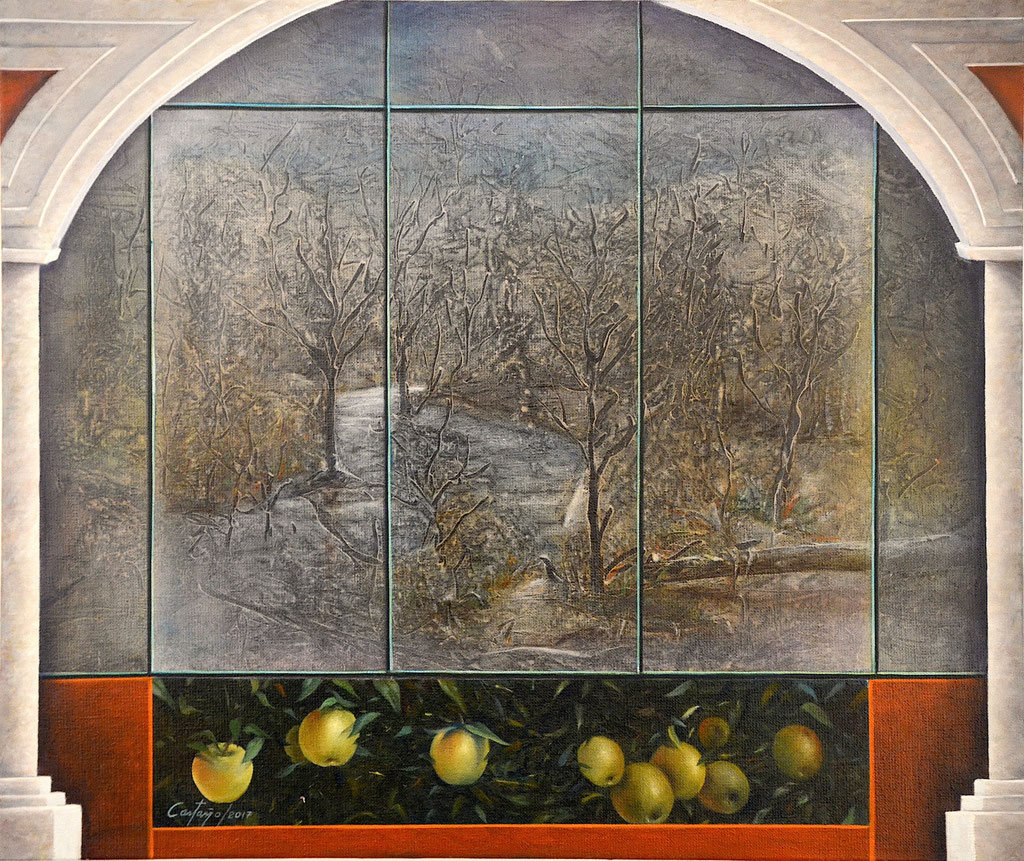 _Quatrième saison_Huile_toile.55x46 cm.Année2017.Prix-950€