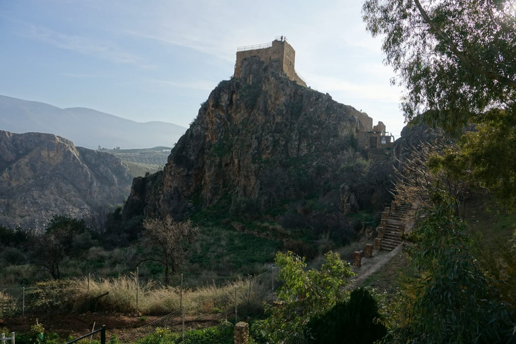 Burg in der Sierra Nevada